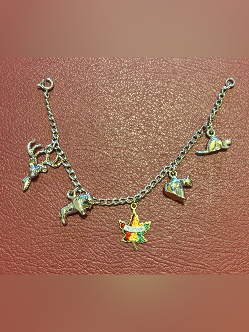 ✨Silver-Tone Charm Bracelet